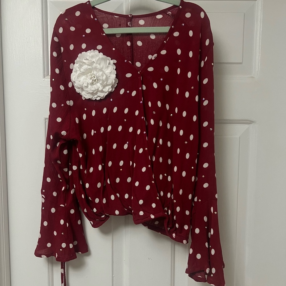 Polka Dot Blouse